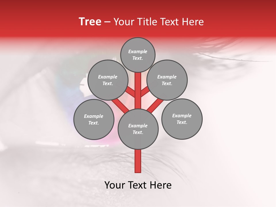Closeup Mascara Detailed PowerPoint Template