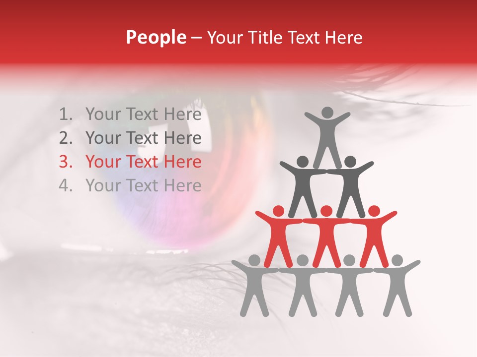 Closeup Mascara Detailed PowerPoint Template