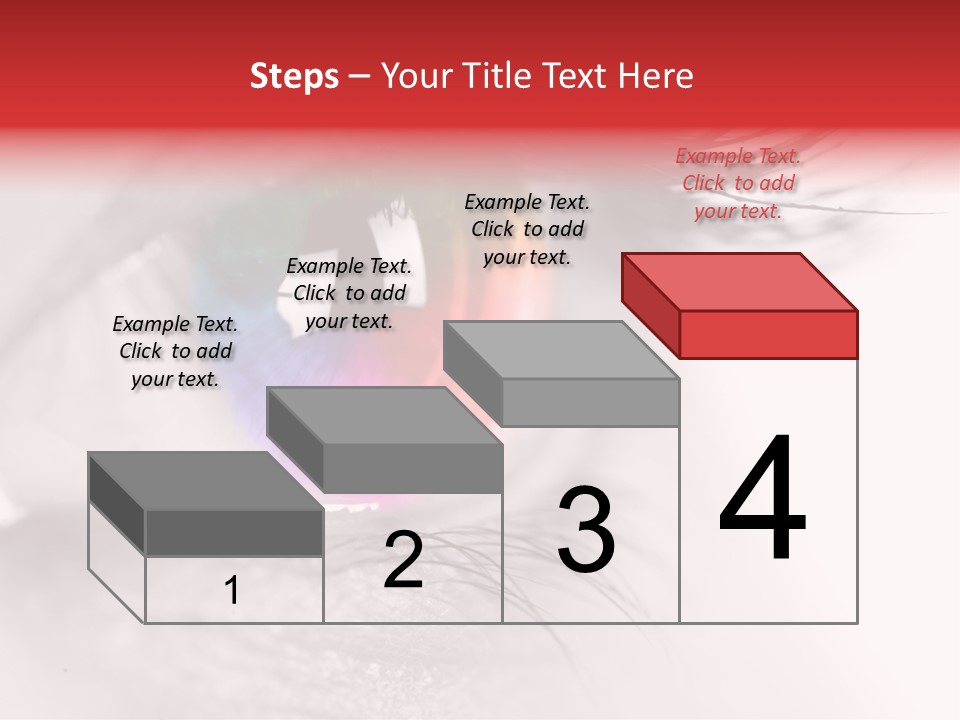 Closeup Mascara Detailed PowerPoint Template