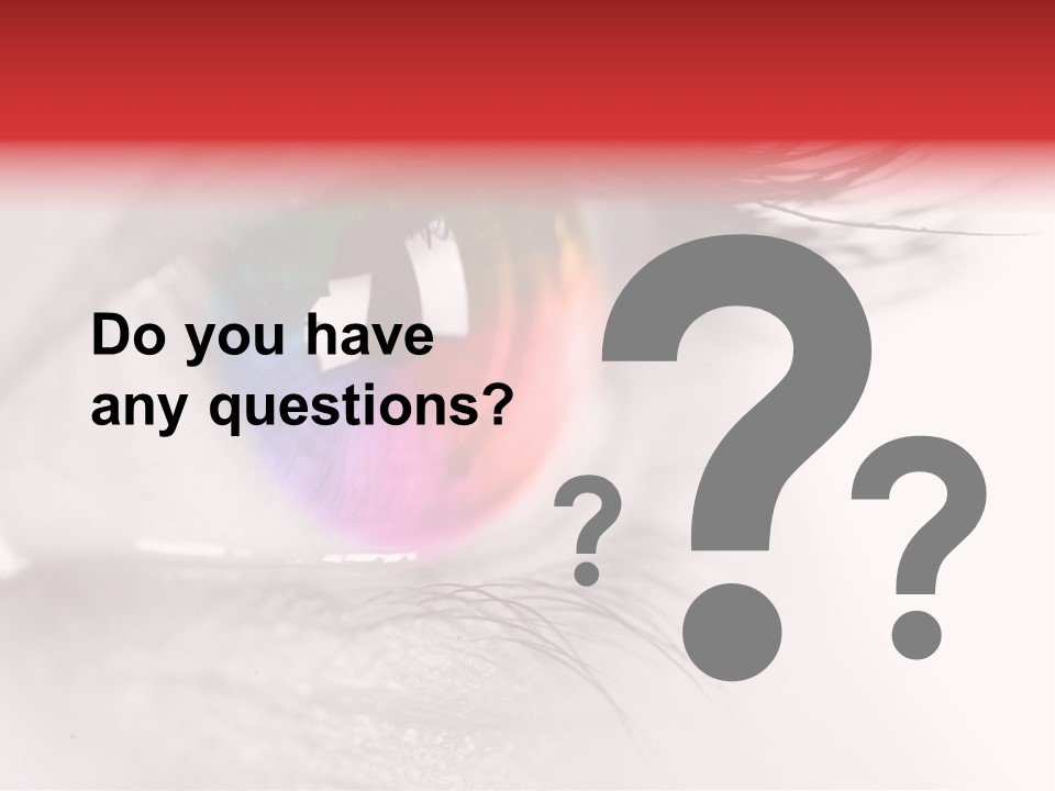 Closeup Mascara Detailed PowerPoint Template