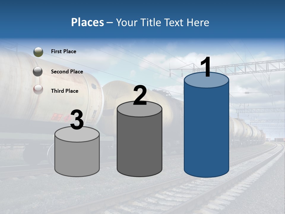 Container Petrol Oil PowerPoint Template