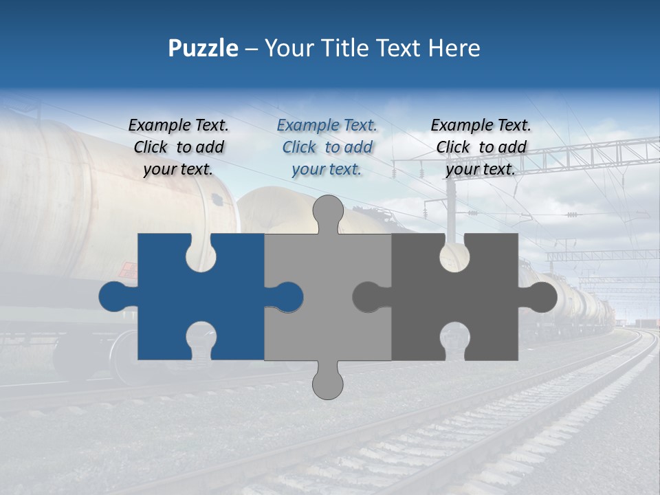 Container Petrol Oil PowerPoint Template