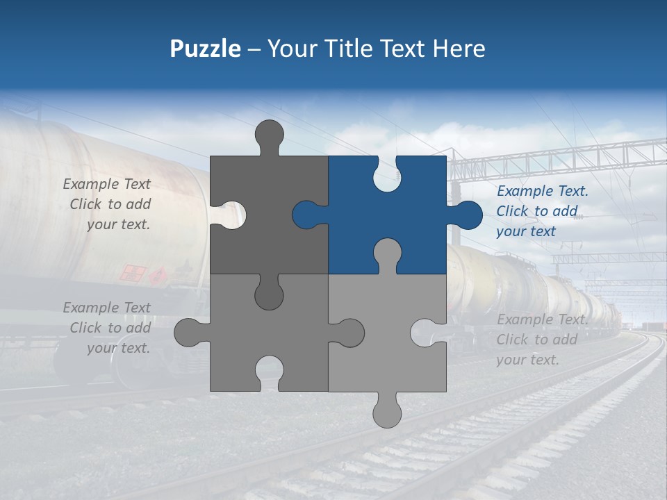 Container Petrol Oil PowerPoint Template