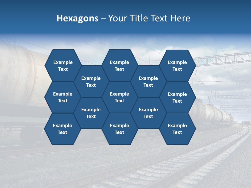 Container Petrol Oil PowerPoint Template