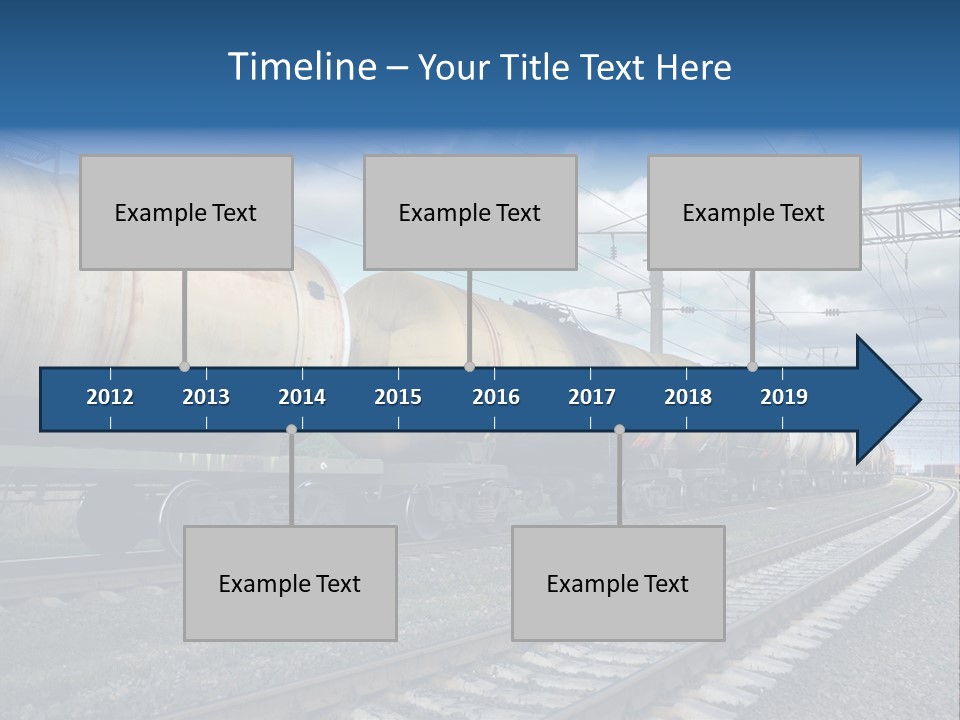 Container Petrol Oil PowerPoint Template