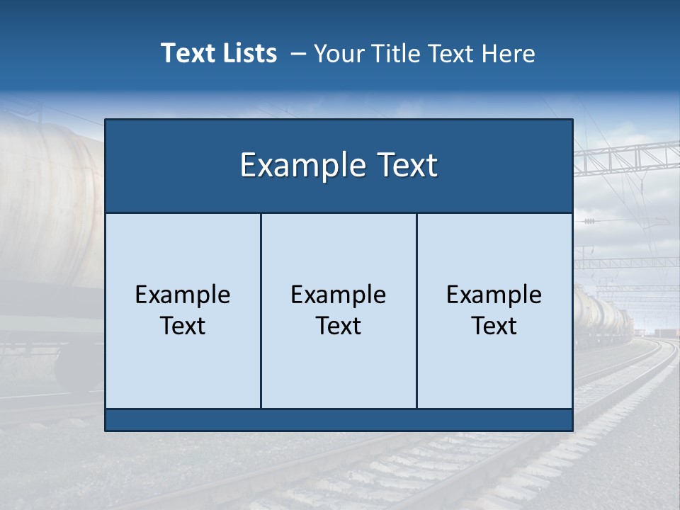 Container Petrol Oil PowerPoint Template