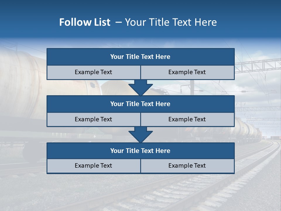 Container Petrol Oil PowerPoint Template