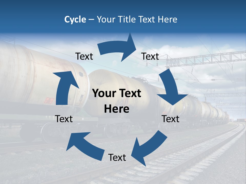 Container Petrol Oil PowerPoint Template