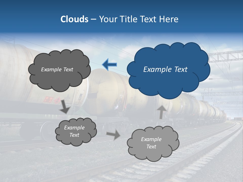 Container Petrol Oil PowerPoint Template