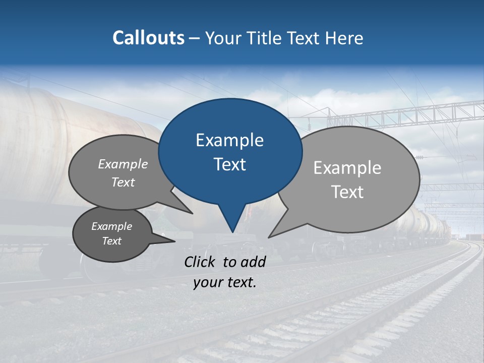 Container Petrol Oil PowerPoint Template