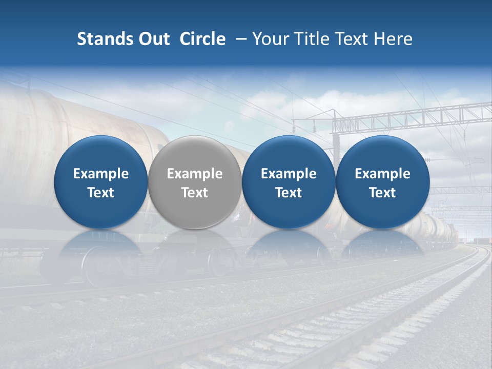 Container Petrol Oil PowerPoint Template