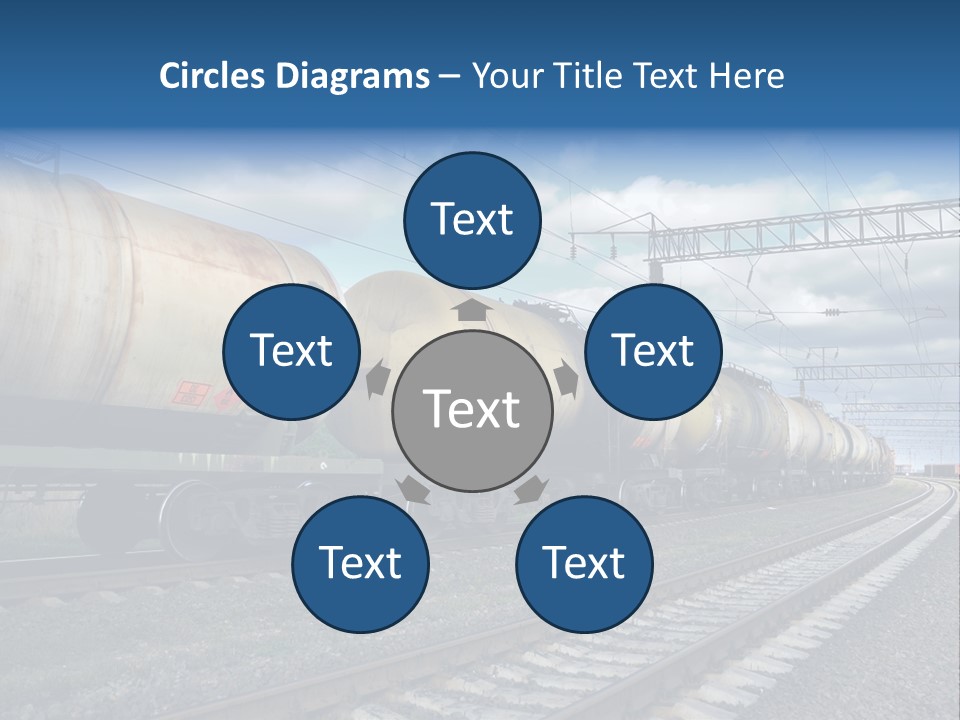 Container Petrol Oil PowerPoint Template