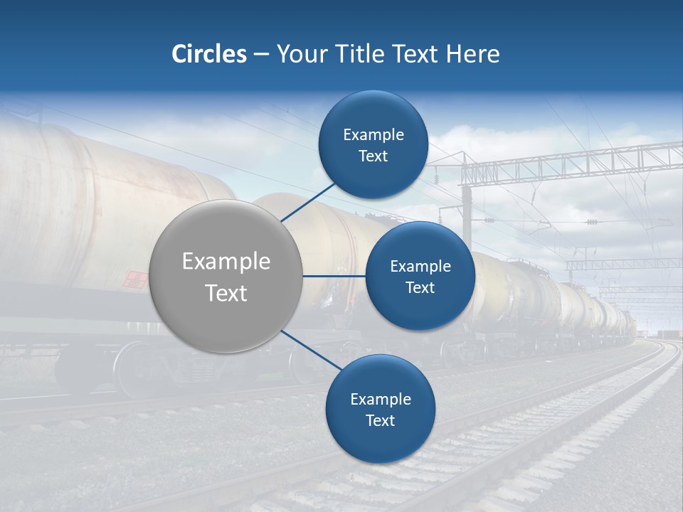 Container Petrol Oil PowerPoint Template
