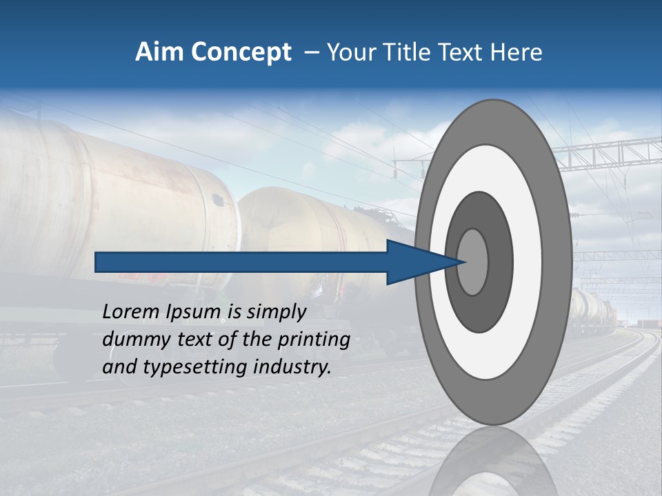 Container Petrol Oil PowerPoint Template
