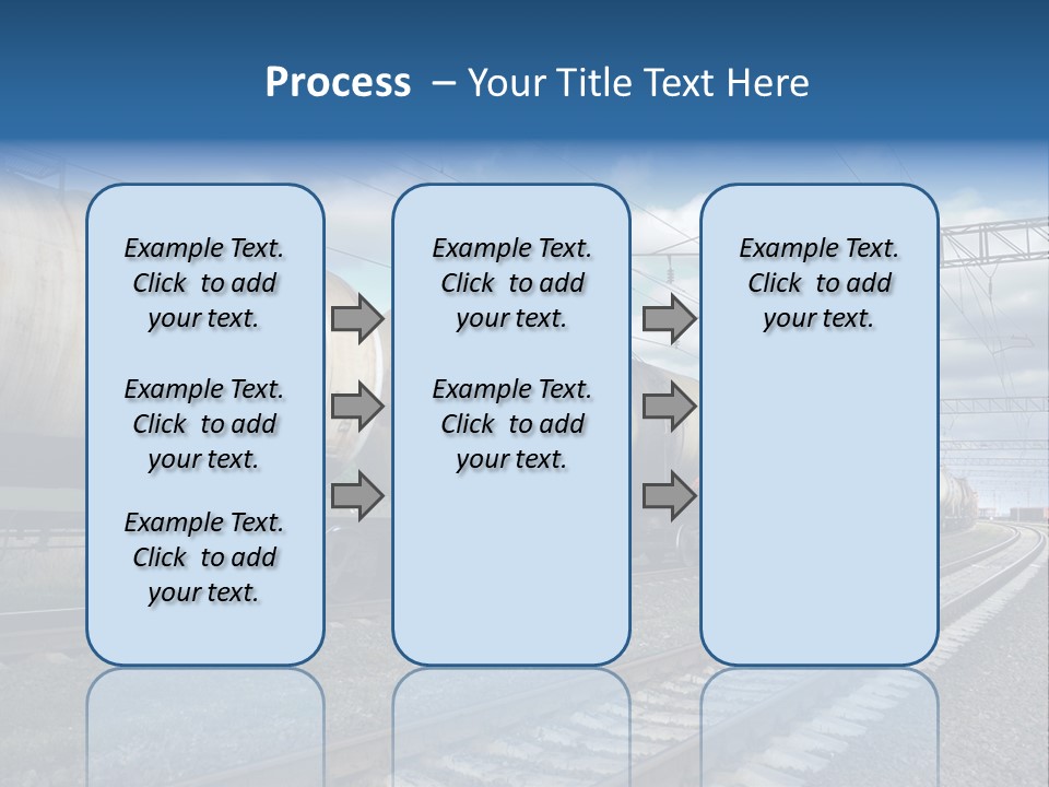 Container Petrol Oil PowerPoint Template