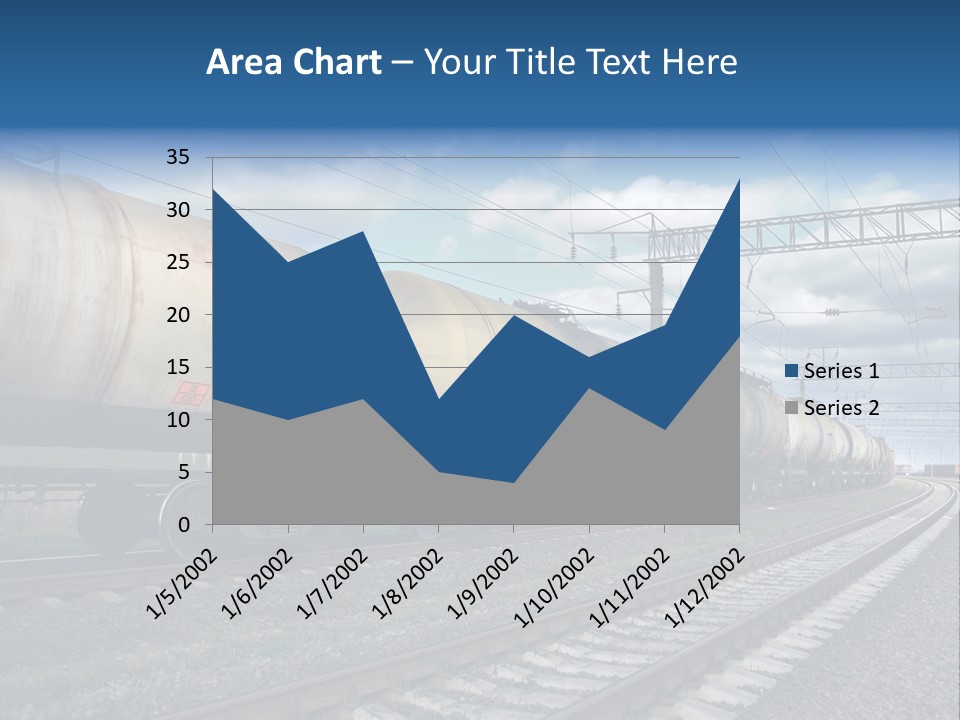 Container Petrol Oil PowerPoint Template