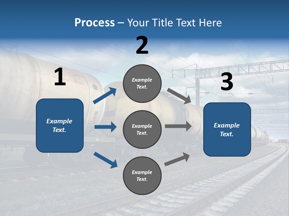 Container Petrol Oil PowerPoint Template