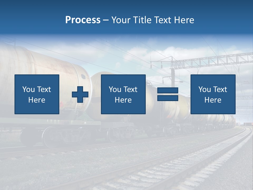 Container Petrol Oil PowerPoint Template
