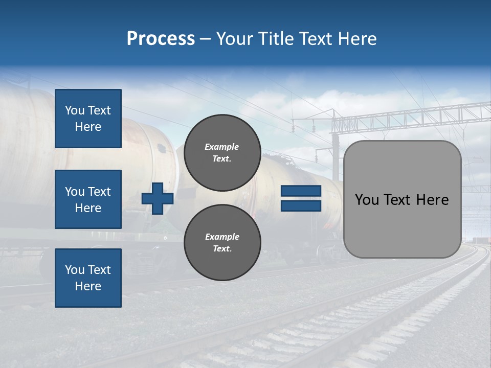 Container Petrol Oil PowerPoint Template