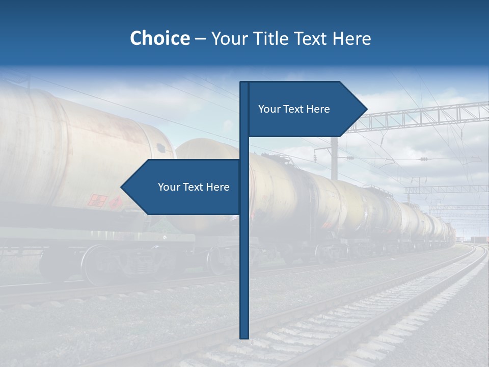 Container Petrol Oil PowerPoint Template