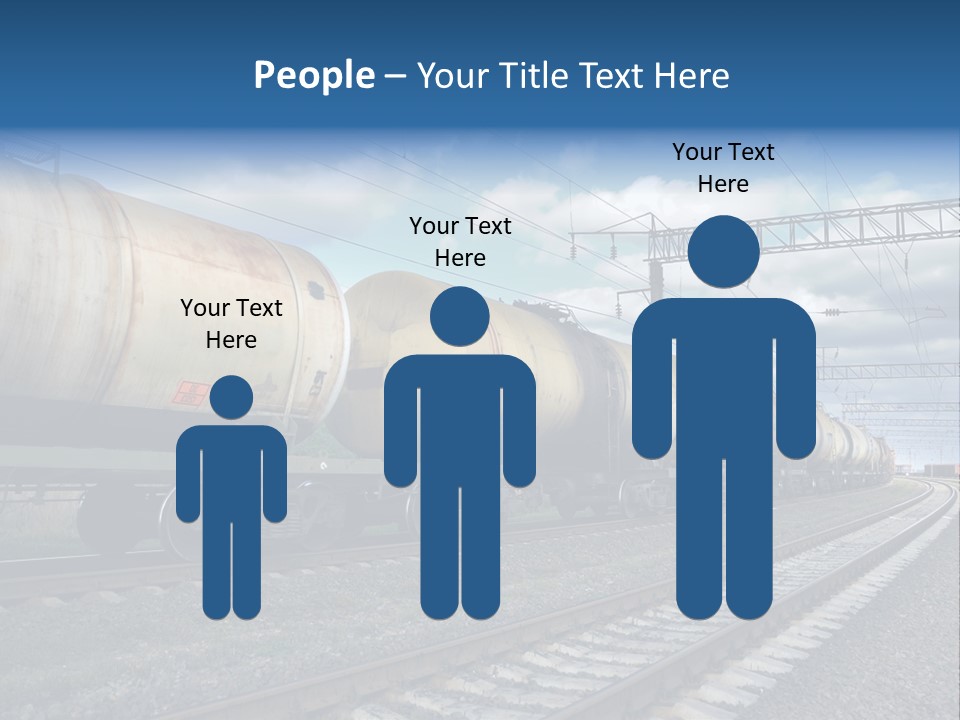 Container Petrol Oil PowerPoint Template