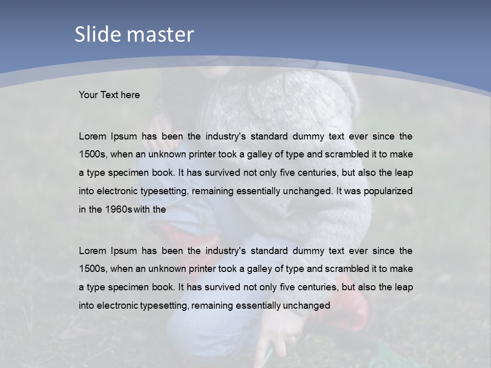 Farm Child Spring PowerPoint Template