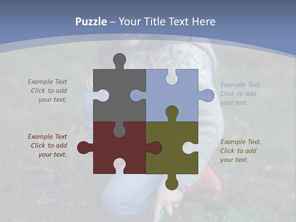 Farm Child Spring PowerPoint Template