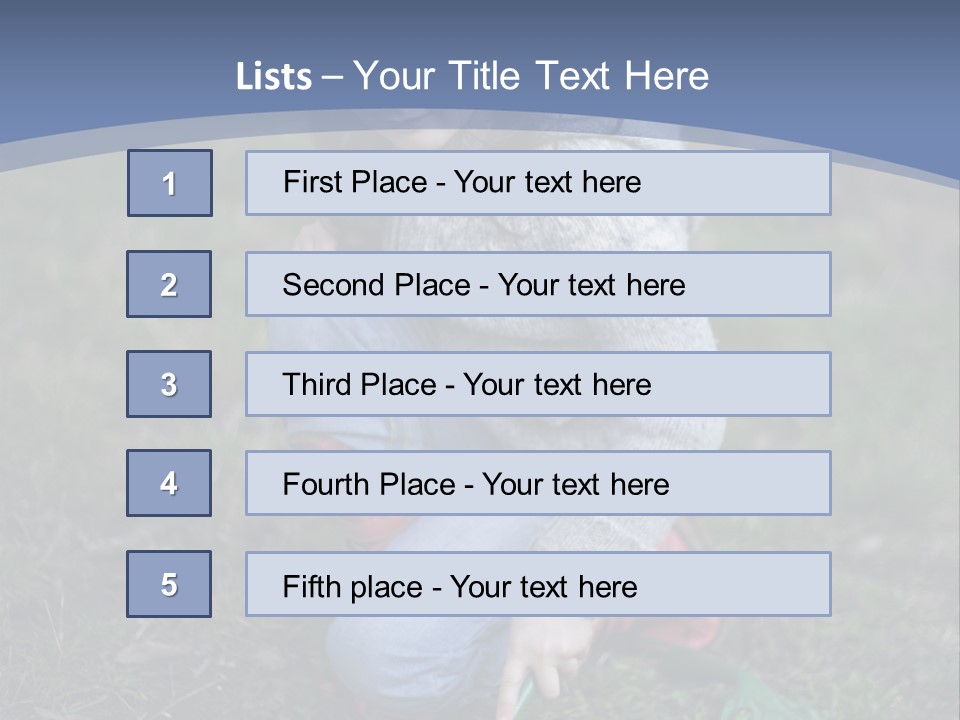 Farm Child Spring PowerPoint Template