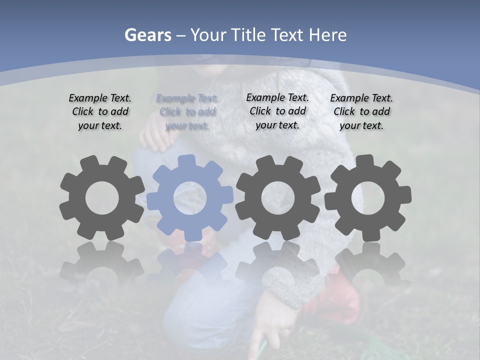 Farm Child Spring PowerPoint Template
