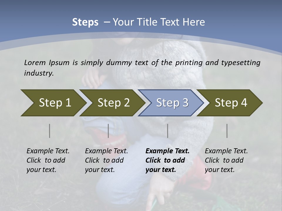 Farm Child Spring PowerPoint Template