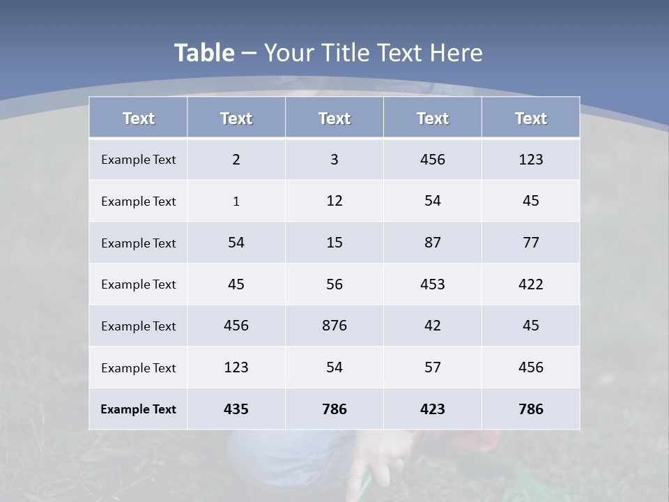 Farm Child Spring PowerPoint Template