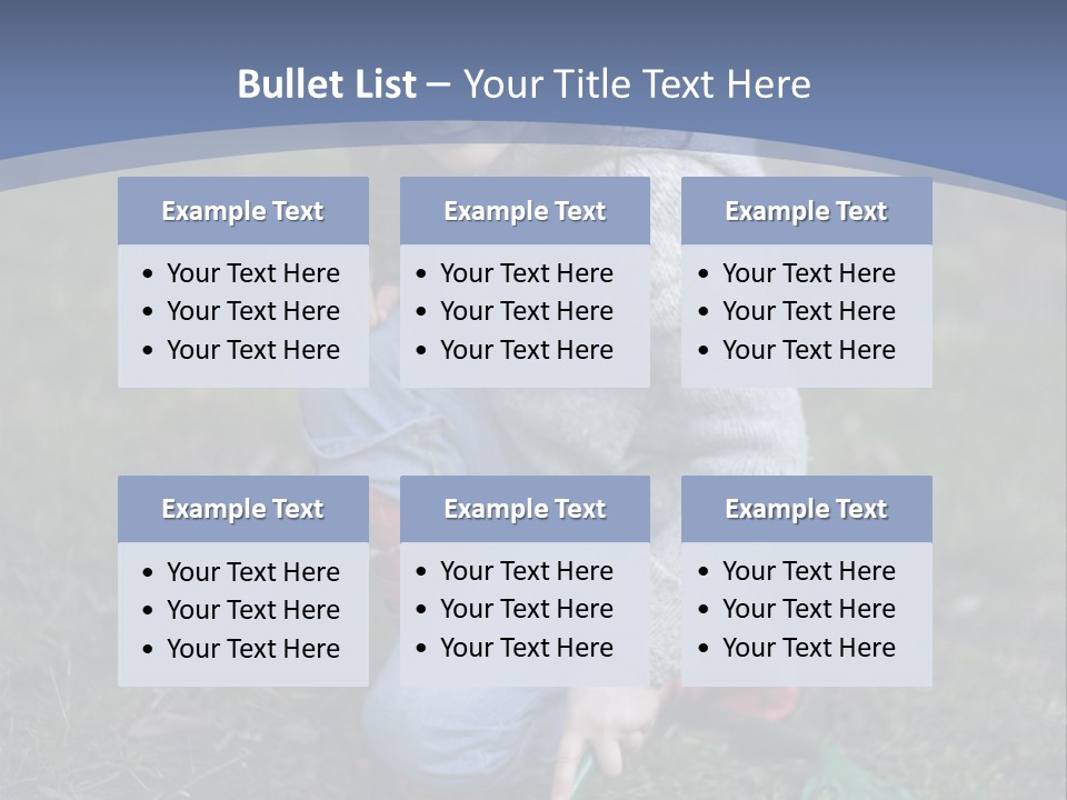 Farm Child Spring PowerPoint Template