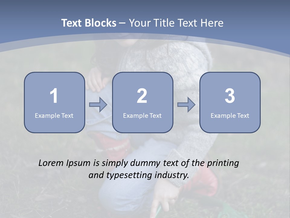 Farm Child Spring PowerPoint Template