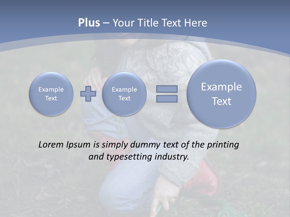 Farm Child Spring PowerPoint Template