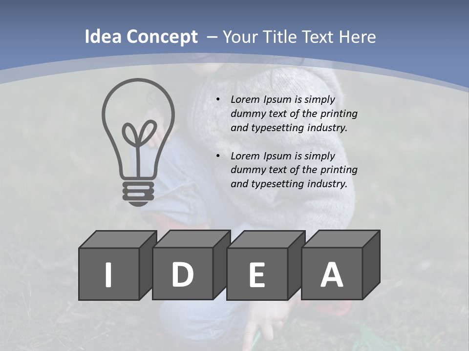 Farm Child Spring PowerPoint Template