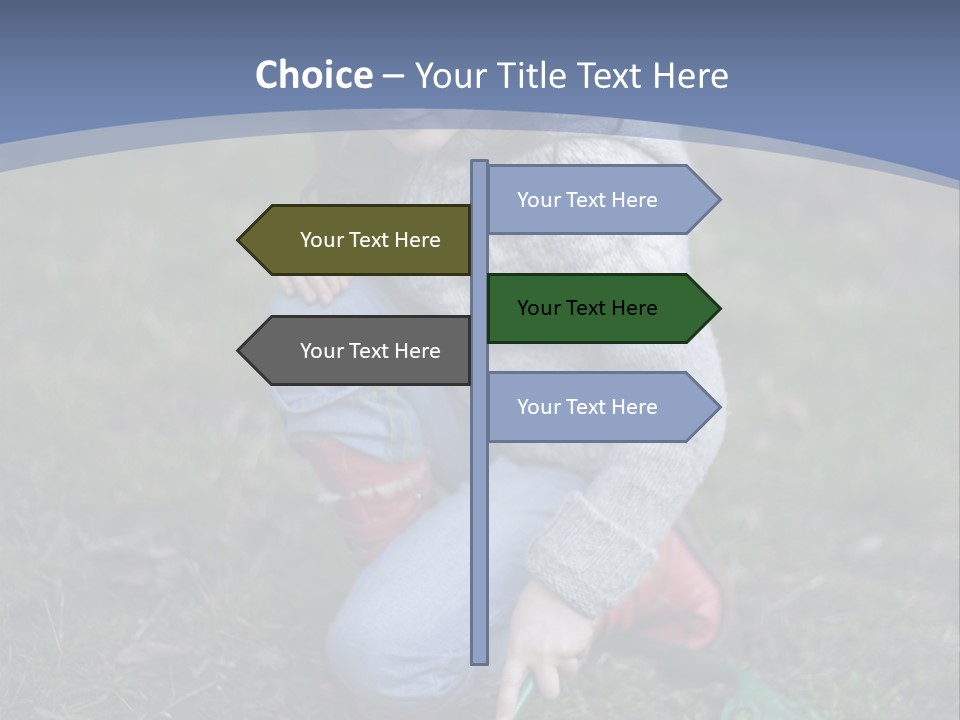 Farm Child Spring PowerPoint Template