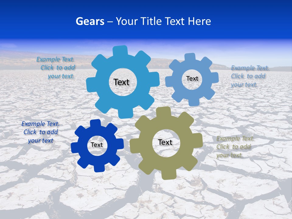Dangerous Murray Global Warming PowerPoint Template