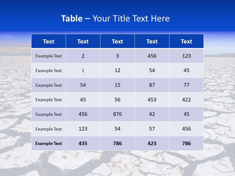 Dangerous Murray Global Warming PowerPoint Template