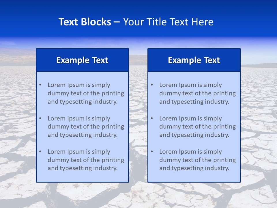 Dangerous Murray Global Warming PowerPoint Template