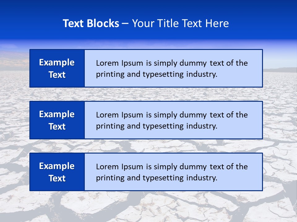 Dangerous Murray Global Warming PowerPoint Template