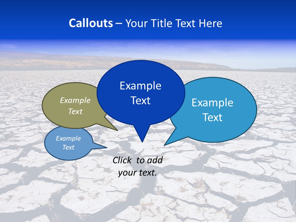 Dangerous Murray Global Warming PowerPoint Template