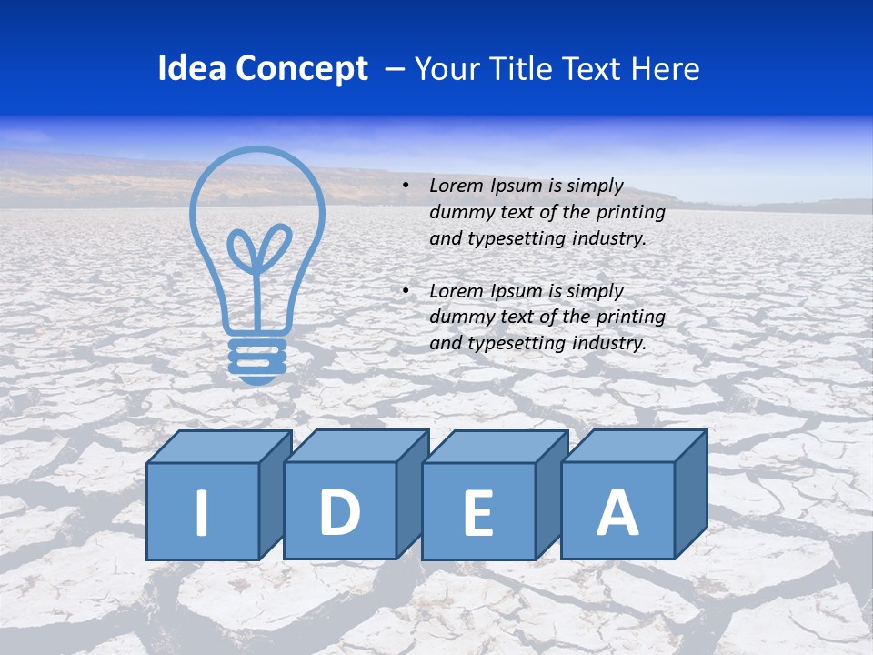 Dangerous Murray Global Warming PowerPoint Template