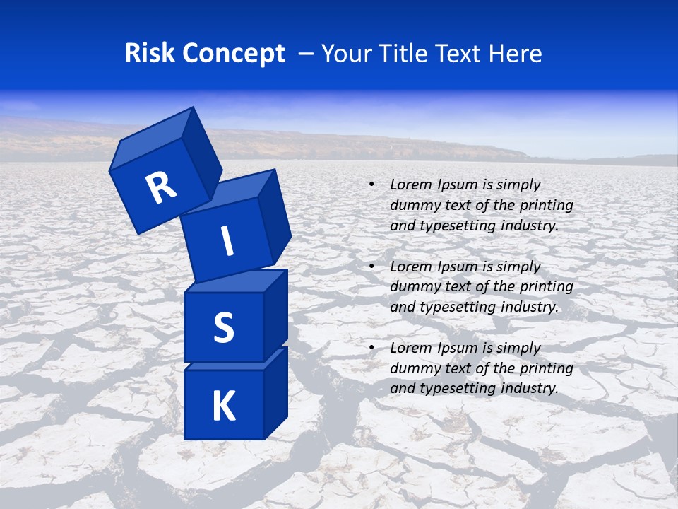 Dangerous Murray Global Warming PowerPoint Template