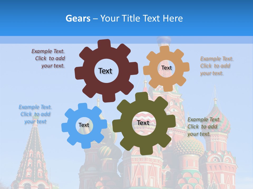 European Building Cross PowerPoint Template