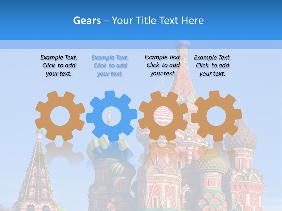 European Building Cross PowerPoint Template