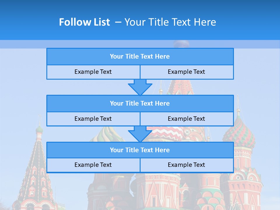 European Building Cross PowerPoint Template