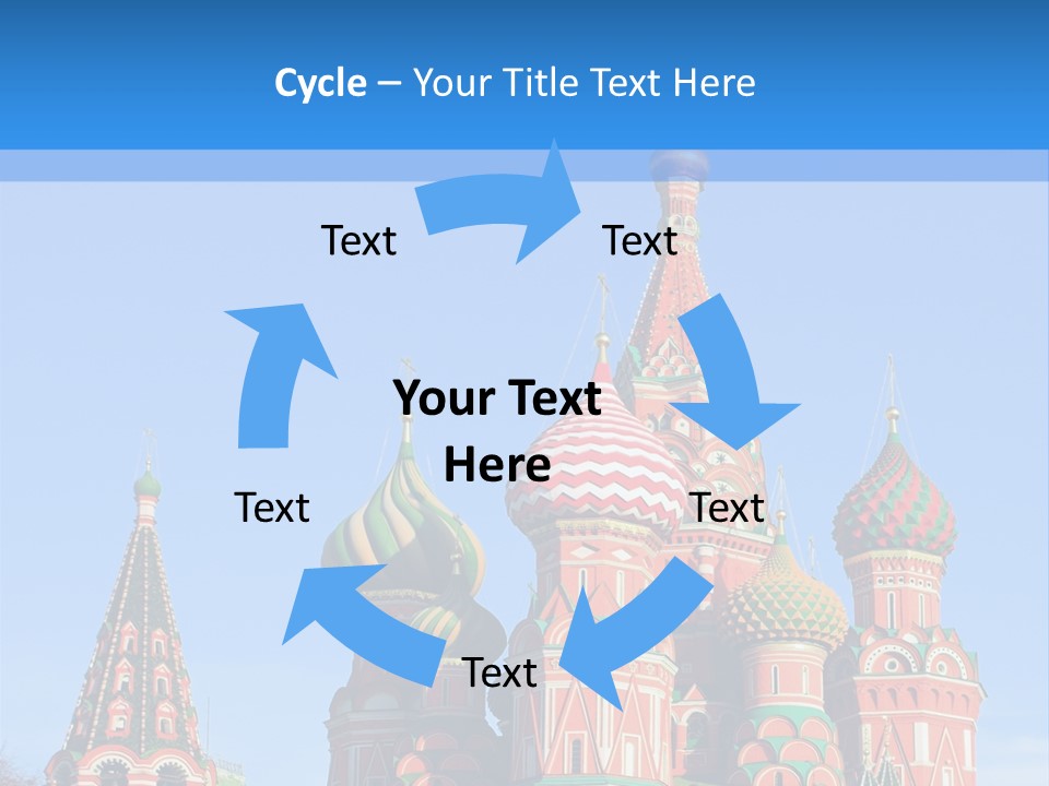 European Building Cross PowerPoint Template