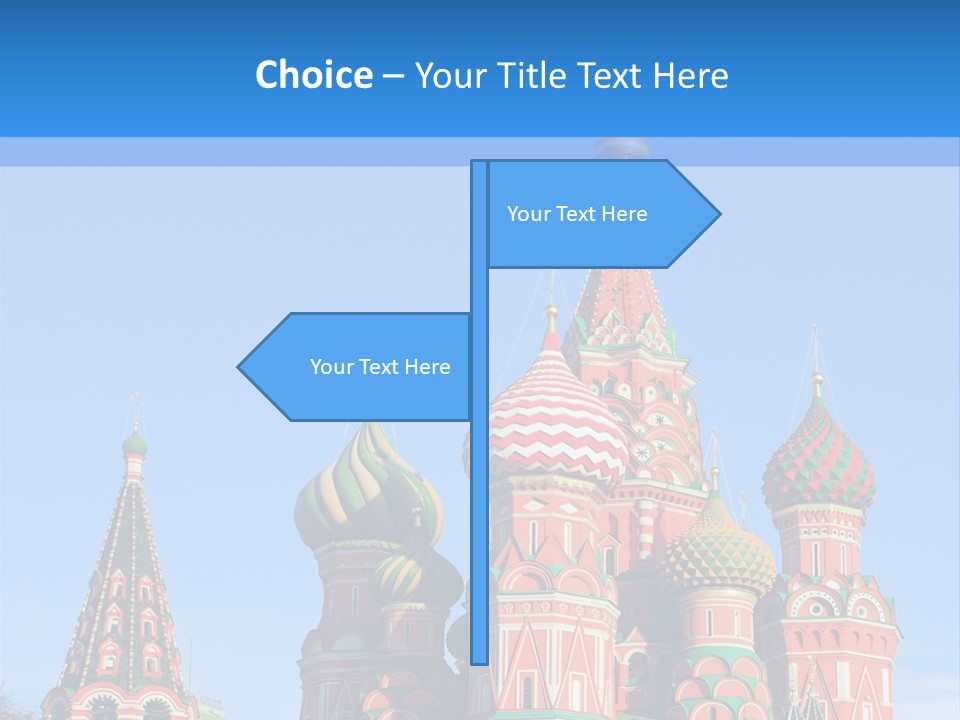 European Building Cross PowerPoint Template