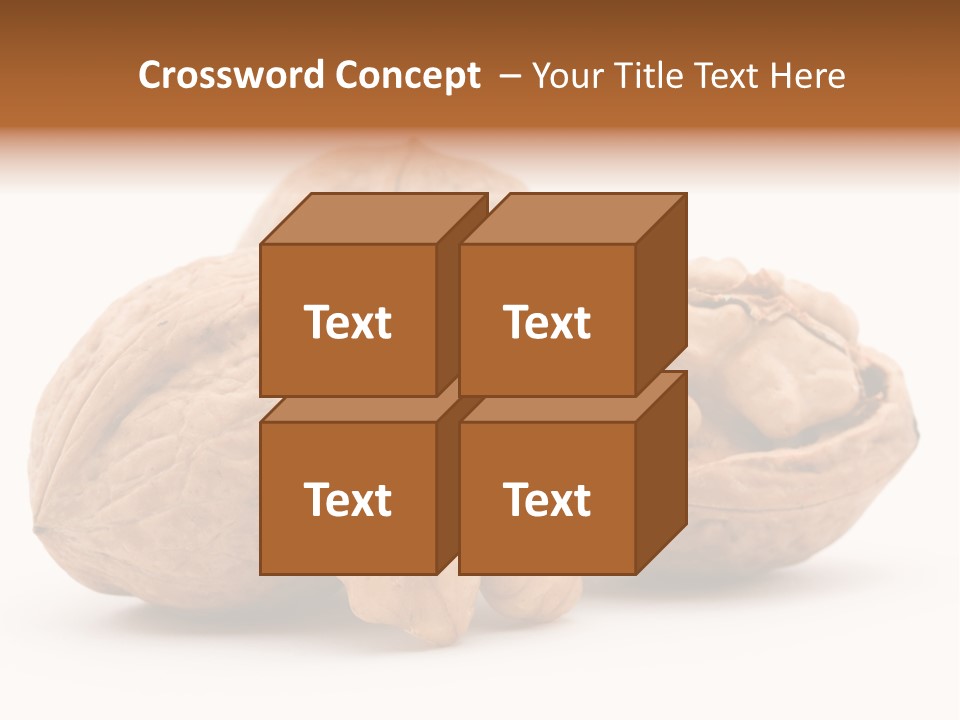 Nutty Seasonal Brain PowerPoint Template