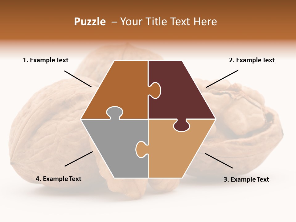 Nutty Seasonal Brain PowerPoint Template